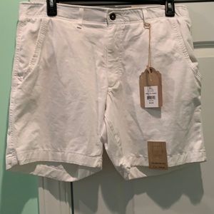 True Craft White Shorts 36 Waist with 7” Inseam